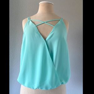 Light blue green tank (Size S)